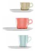 SET PANGEA 2TZ CAFE AZUL       M5582AQ 1